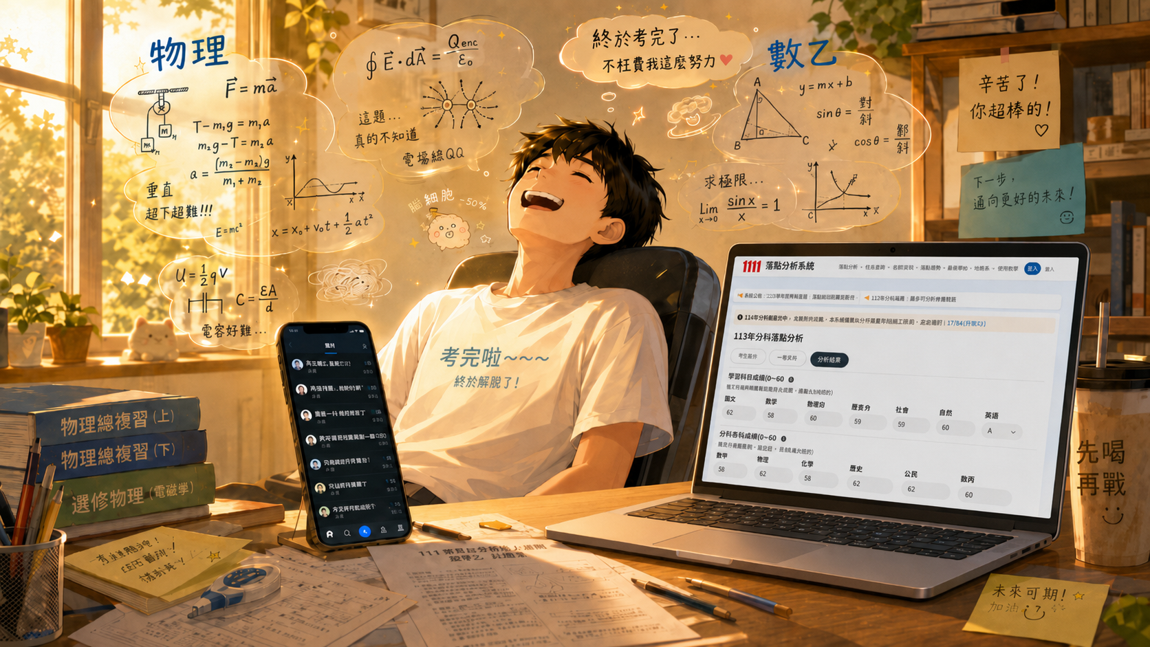 分科測驗考完了！網哭「今年這科難到爆」？考後第一步：三步驟用預估分做「落點分析」